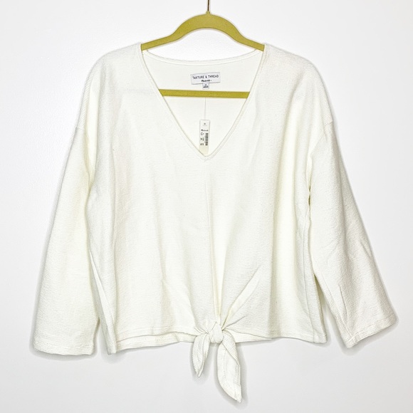 Madewell Tops - NWT Madewell ribbed 3/4 sleeve top